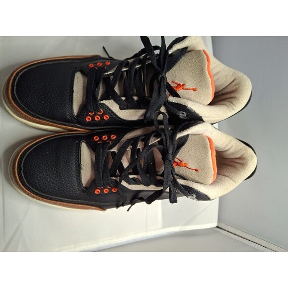 NIKE AIR JORDAN 3 R Men\'s Retro SE Black,Brown Sneakers Size 11 main image 6